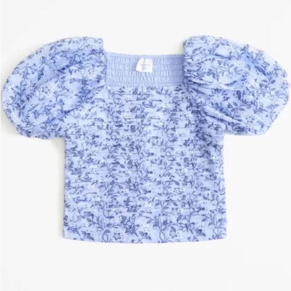 Abercrombie Kids Emerson Puff Sleeve Top NEW W TAGS!